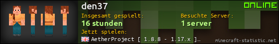 Benutzerleisten 560x90 für den37