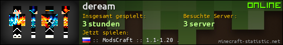 Benutzerleisten 560x90 für deream