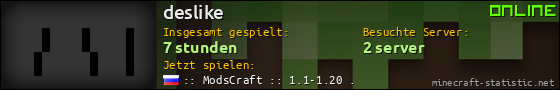 Benutzerleisten 560x90 für deslike