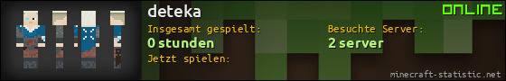 Benutzerleisten 560x90 für deteka