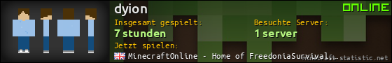 Benutzerleisten 560x90 für dyion