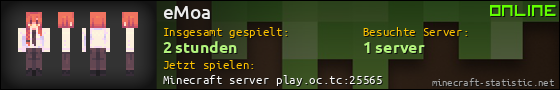 Benutzerleisten 560x90 für eMoa