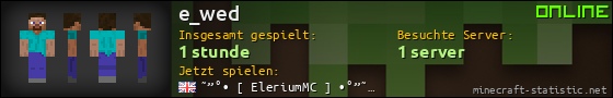 Benutzerleisten 560x90 für e_wed
