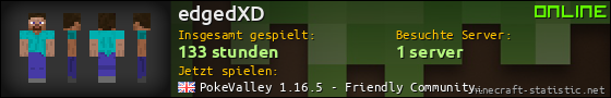 Benutzerleisten 560x90 für edgedXD