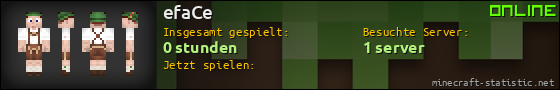 Benutzerleisten 560x90 für efaCe