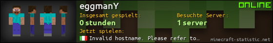 Benutzerleisten 560x90 für eggmanY