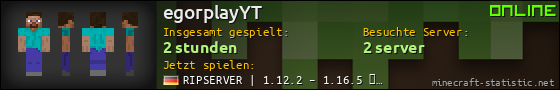 Benutzerleisten 560x90 für egorplayYT