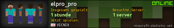 Benutzerleisten 560x90 für elpro_pro