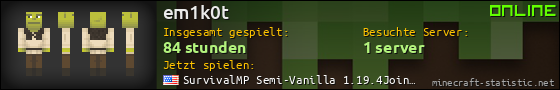 Benutzerleisten 560x90 für em1k0t