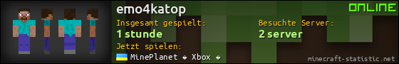 Benutzerleisten 560x90 für emo4katop