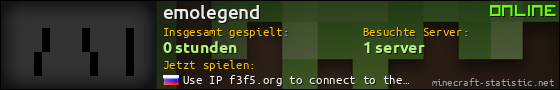 Benutzerleisten 560x90 für emolegend