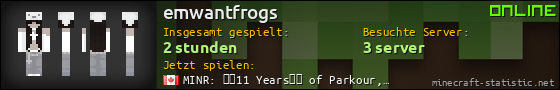 Benutzerleisten 560x90 für emwantfrogs