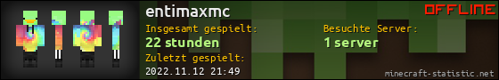 Benutzerleisten 560x90 für entimaxmc