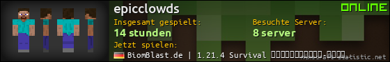 Benutzerleisten 560x90 für epicclowds