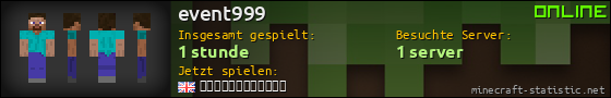 Benutzerleisten 560x90 für event999