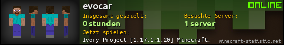 Benutzerleisten 560x90 für evocar