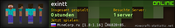 Benutzerleisten 560x90 für exintt