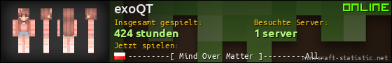Benutzerleisten 560x90 für exoQT