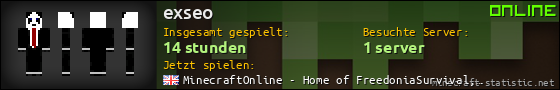 Benutzerleisten 560x90 für exseo