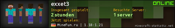 Benutzerleisten 560x90 für exxet3