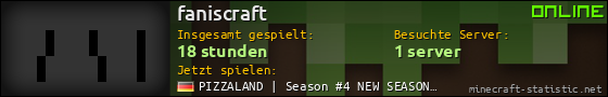 Benutzerleisten 560x90 für faniscraft