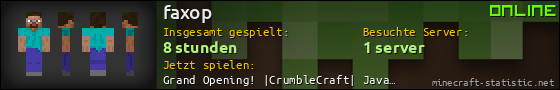 Benutzerleisten 560x90 für faxop