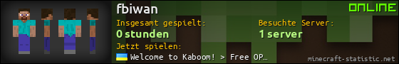 Benutzerleisten 560x90 für fbiwan