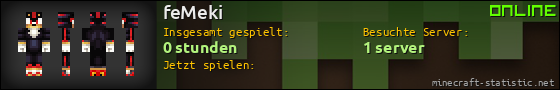 Benutzerleisten 560x90 für feMeki