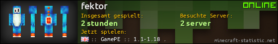 Benutzerleisten 560x90 für fektor
