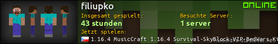 Benutzerleisten 560x90 für filiupko