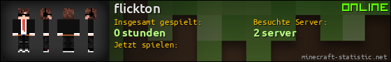 Benutzerleisten 560x90 für flickton