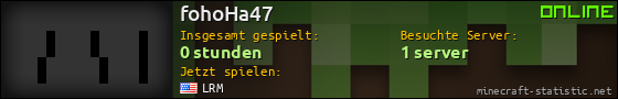 Benutzerleisten 560x90 für fohoHa47