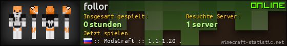 Benutzerleisten 560x90 für follor