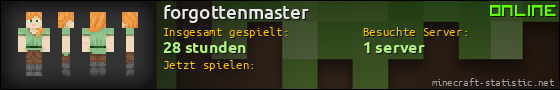 Benutzerleisten 560x90 für forgottenmaster