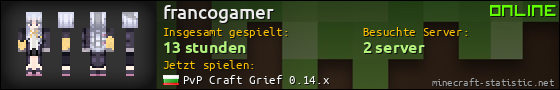 Benutzerleisten 560x90 für francogamer