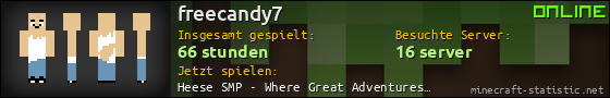 Benutzerleisten 560x90 für freecandy7