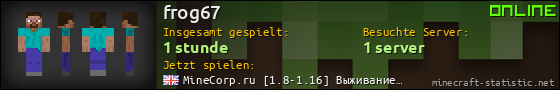 Benutzerleisten 560x90 für frog67