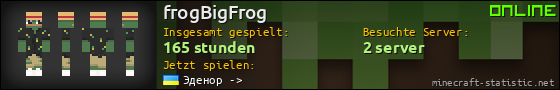 Benutzerleisten 560x90 für frogBigFrog