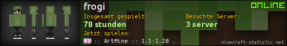 Benutzerleisten 560x90 für frogi