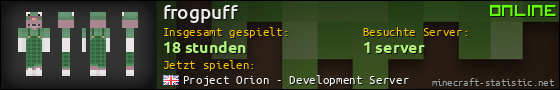 Benutzerleisten 560x90 für frogpuff