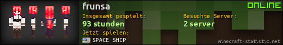 Benutzerleisten 560x90 für frunsa