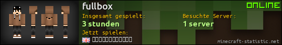 Benutzerleisten 560x90 für fullbox