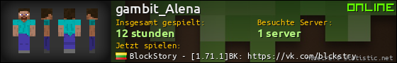 Benutzerleisten 560x90 für gambit_Alena