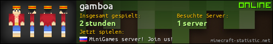 Benutzerleisten 560x90 für gamboa