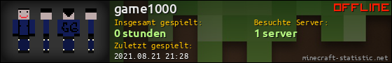 Benutzerleisten 560x90 für game1000