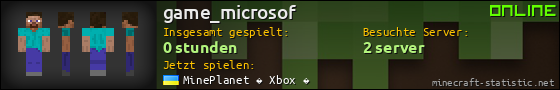 Benutzerleisten 560x90 für game_microsof