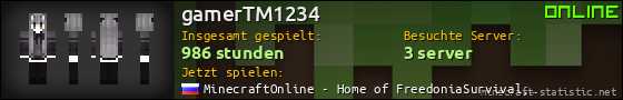 Benutzerleisten 560x90 für gamerTM1234