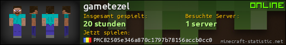 Benutzerleisten 560x90 für gametezel