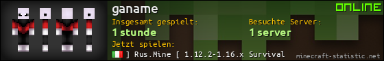 Benutzerleisten 560x90 für ganame