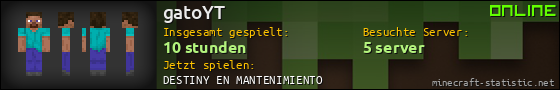 Benutzerleisten 560x90 für gatoYT